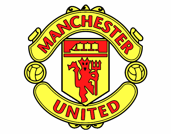 Dibujo de Escudo del Manchester United pintado por en Dibujos.net el ...