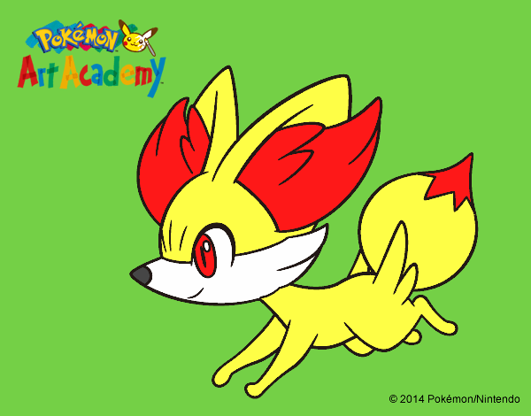 Fennekin corriendo