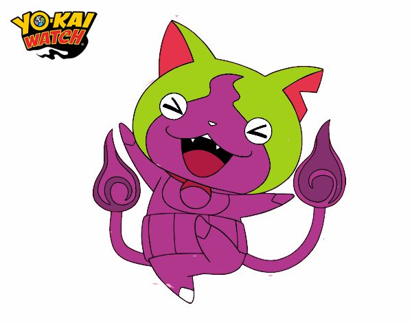 Jibanyan feliz