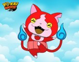 Jibanyan feliz