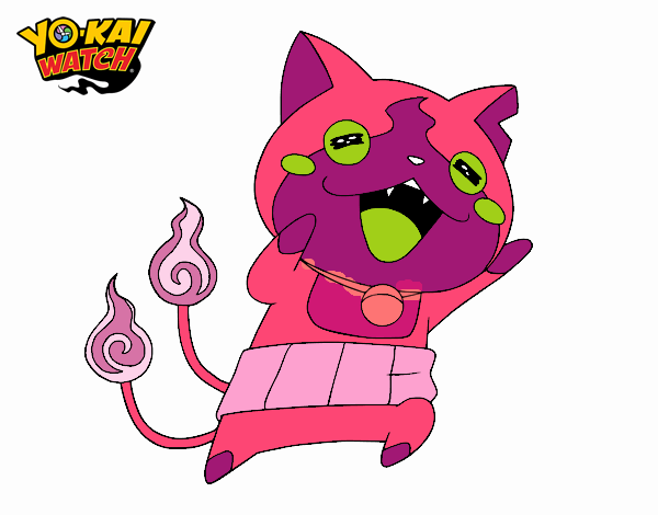 Jibanyan super feliz