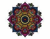 Dibujo Mandala para relajarse pintado por pagimar