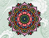 Dibujo Mandala para relajarse pintado por silvyta