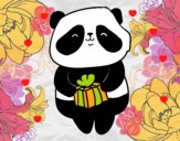 Panda con regalo