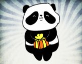 Panda con regalo