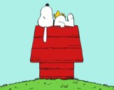 Snoopy durmiendo