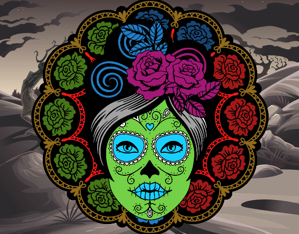 Calavera mejicana femenina