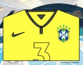 Camiseta del mundial de fútbol 2014 de Brasil