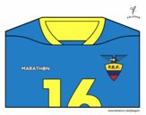 Camiseta del mundial de fútbol 2014 de Ecuador