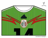 Camiseta del mundial de fútbol 2014 de México