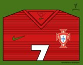 Camiseta del mundial de fútbol 2014 de Portugal