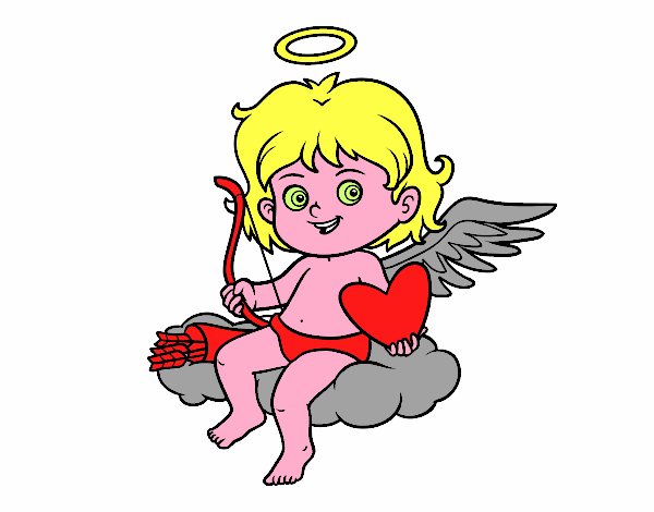 Cupido en una nube