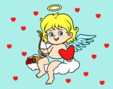 Cupido en una nube