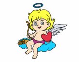 Cupido en una nube