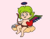 Cupido en una nube