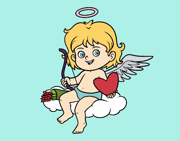 Cupido en una nube