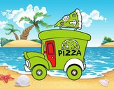 Food truck de pizza