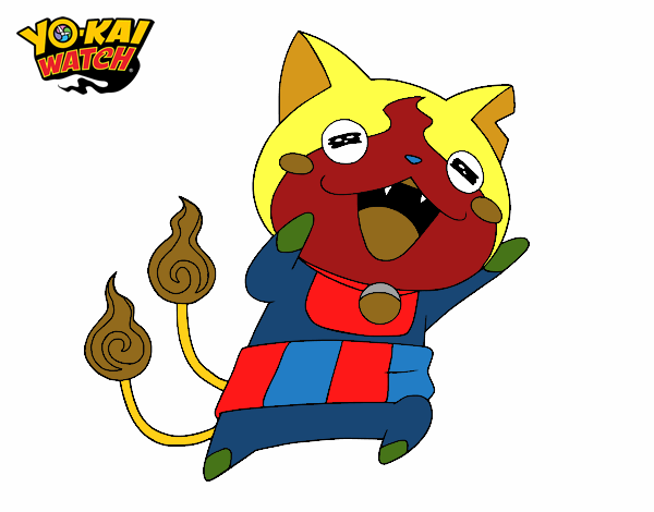 Jibanyan super feliz