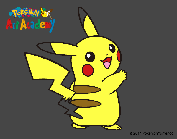 Pikachu de espaldas