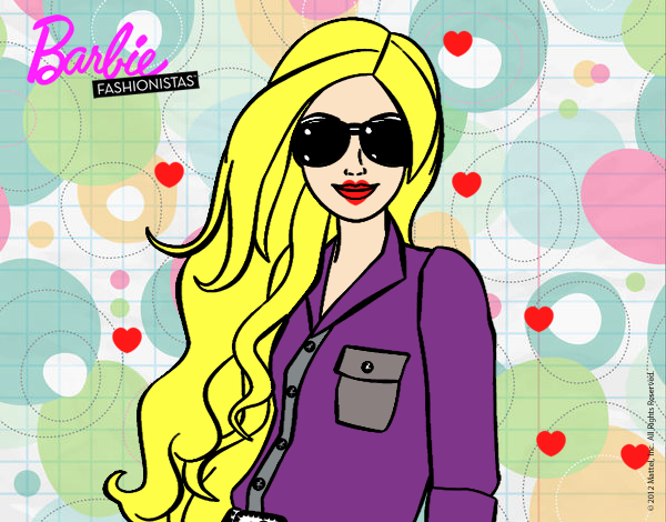 Barbie con gafas de sol