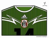 Camiseta del mundial de fútbol 2014 de México