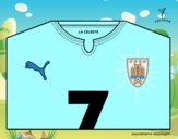 Camiseta del mundial de fútbol 2014 de Uruguay