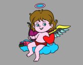 Cupido en una nube