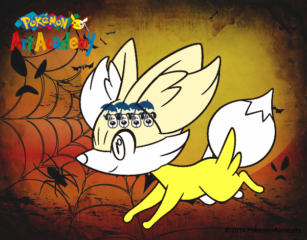 Fennekin corriendo