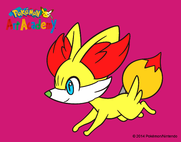 Fennekin corriendo