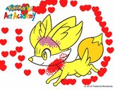 Fennekin corriendo