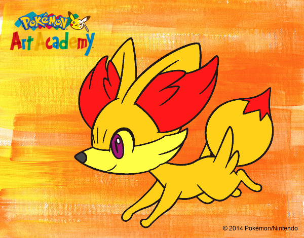 Fennekin corriendo