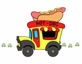 Food truck de perritos calientes