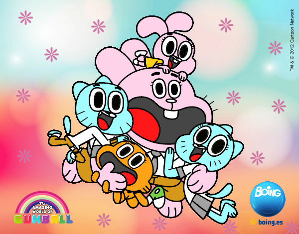 Gumball y amigos contentos