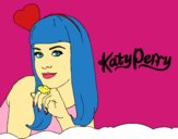 Dibujo Katy Perry pintado por fefiii