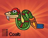 Dibujo Los días aztecas: la serpiente Cóatl pintado por 145434