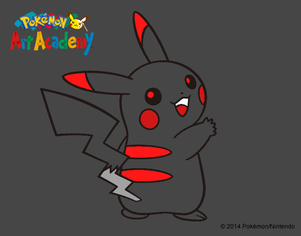 Pikachu de espaldas