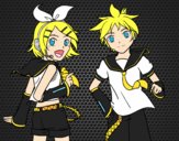 Rin y Len Kagamine Vocaloid