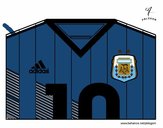 Camiseta del mundial de fútbol 2014 de Argentina