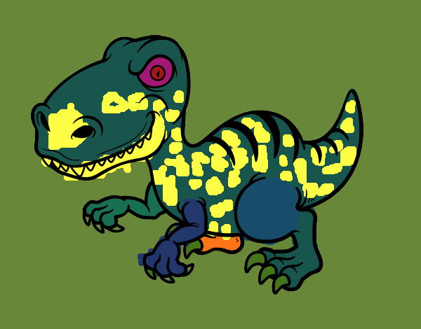 Dinosaurio velociraptor