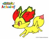 Fennekin corriendo