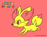 Fennekin corriendo