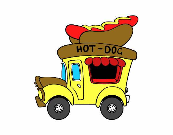 Food truck de perritos calientes