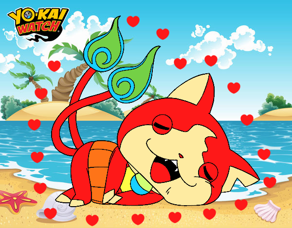 Jibanyan tumbado