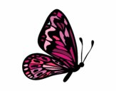Dibujo Mariposa alas normales pintado por luna2345
