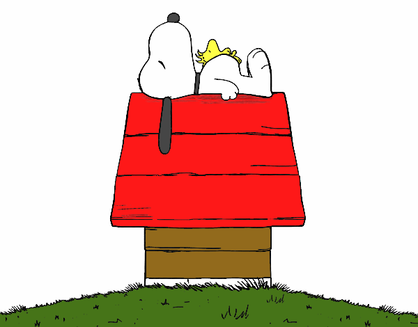 Snoopy durmiendo