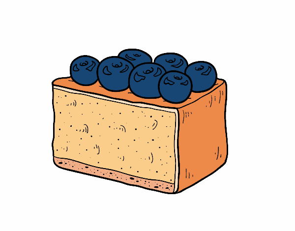 si te gusta la tarta de arandanos dale al dibujo 5 estrallas 