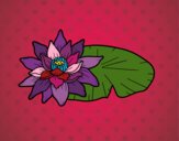 Dibujo Una flor de loto pintado por madison
