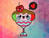 Copa de helado kawaii