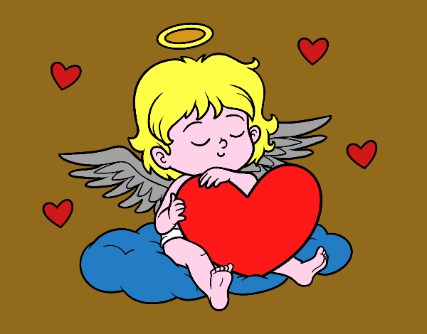 Cupido con corazón