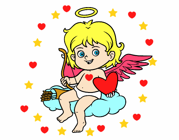 Cupido en una nube